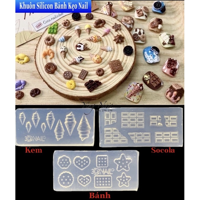 Khuôn silicon bánh kẹo