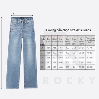 Quần Jean Ống Đứng Axis Rocky