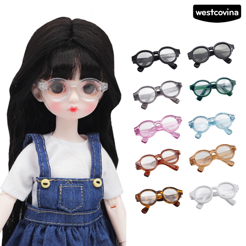 Mắt Kính Búp Bê Trong Suốt Dễ Thương Cho Bé Gái