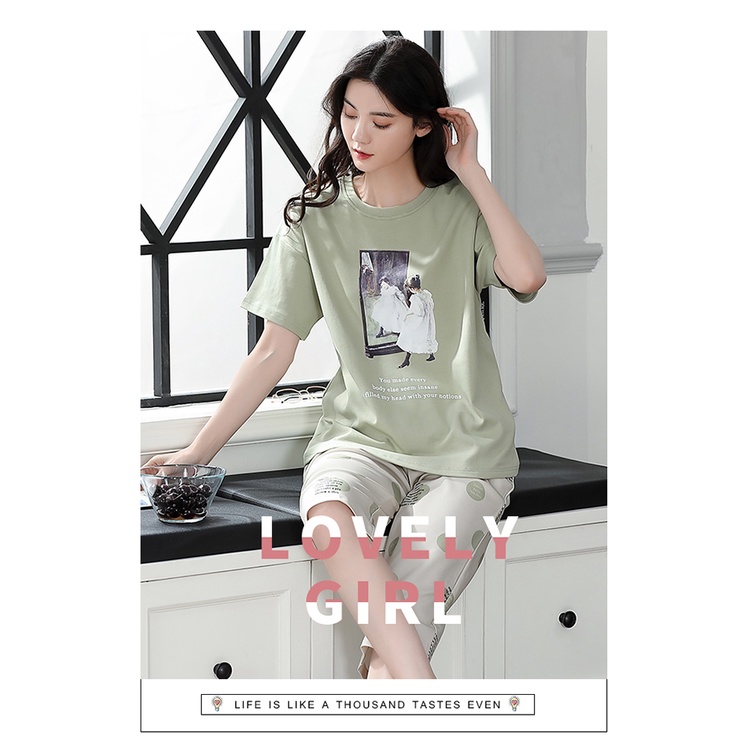 Đồ mặc nhà nữ đáng yêu chất cotton 100% BA5032 | BigBuy360 - bigbuy360.vn
