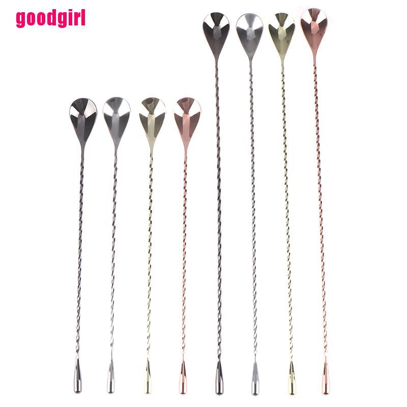 Muỗng Khuấy Cocktail BằngThép Không Gỉ Dạng Xoắn Ốc