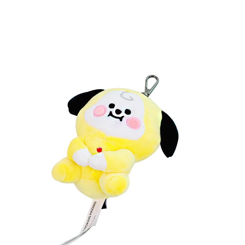 Móc Khóa Hình Thú Nhồi Bông Bt21 Đáng Yêu