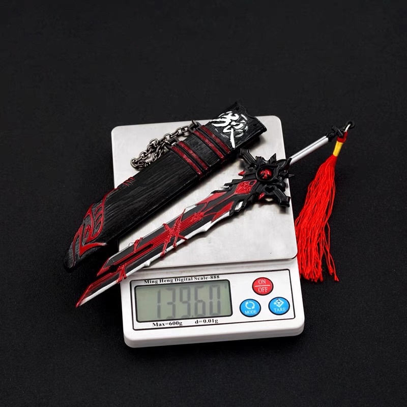 Mô hình kiếm Đường Cùng Của Sói Wolf's Gravestone trong Genshin Impact dài 22cm