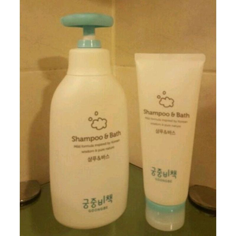 Goongbe shampoo & bath Sữa tắm gội cho bé sơ sinh[order nội địa Hàn]