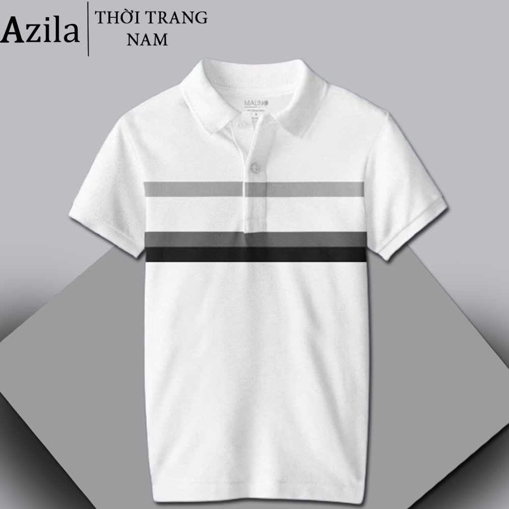 Áo Polo Nam Cao Cấp, Áo Phông Nam Cổ Bẻ Vải Cotton Cá Sấu Mềm Mịn Thoáng Mát - Azila - AC110 | BigBuy360 - bigbuy360.vn