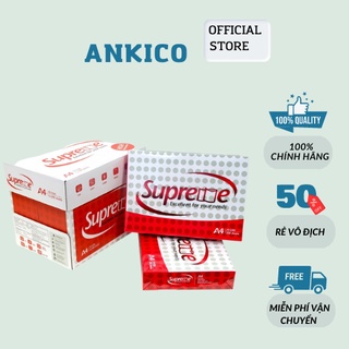 Giấy in Supreme A4 định lượng 70gsm giấy in văn phòng chất lượng ANKICO