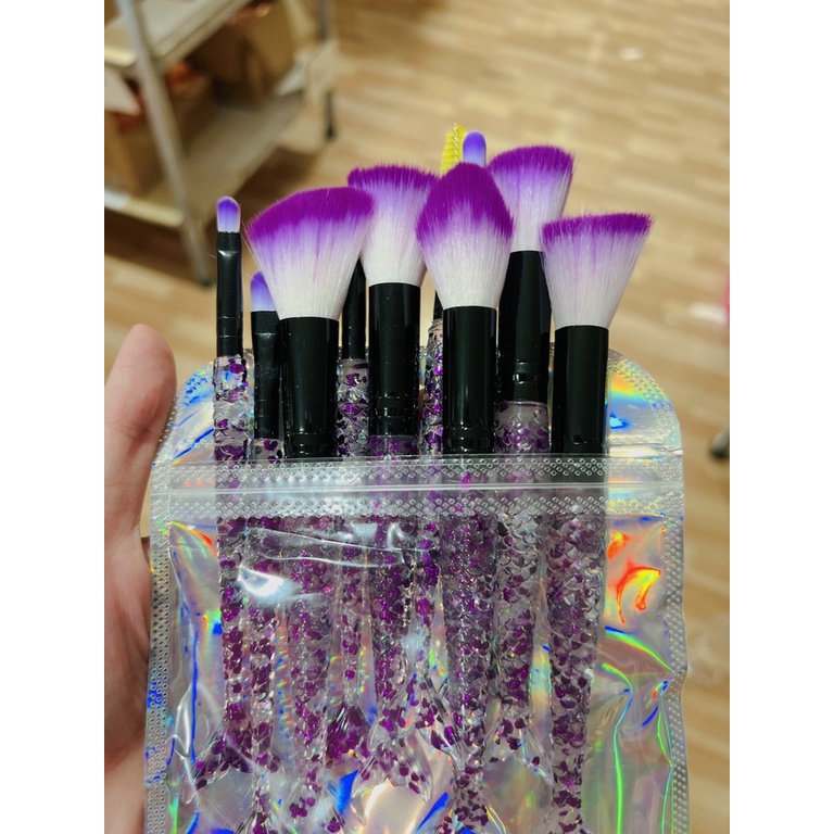 Bộ cọ 10 cây nhũ lấp lánh