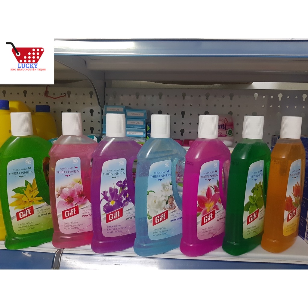 (Đủ 7 màu) Lau Sàn Gift 1 Lít
