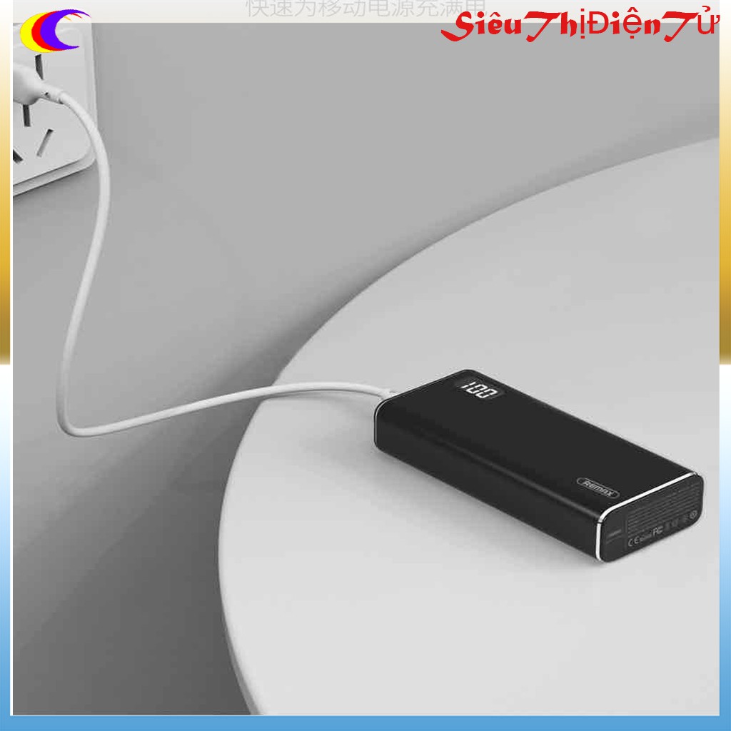 PIN SẠC DỰ PHÒNG 10000mAh REMAX RPP 155 CÓ ĐÈN LED SẠC NHANH