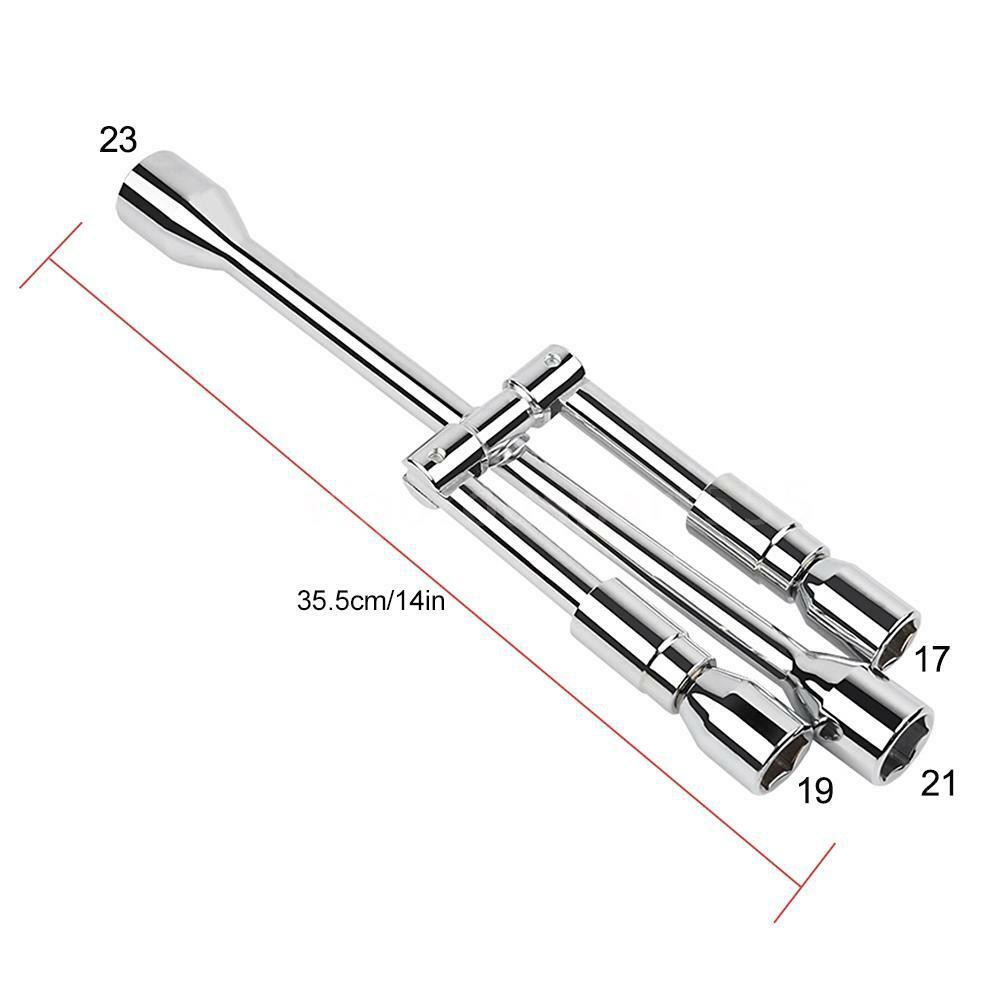 Khẩu T tháo lắp bánh xe ô tô 17-19-21-23mm, chức năng gập gọn tiện dụng