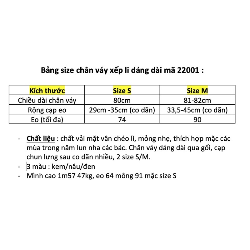 Chân váy xếp li dáng dài vintage mã 22001 (ảnh thật shop chụp kèm video) | BigBuy360 - bigbuy360.vn