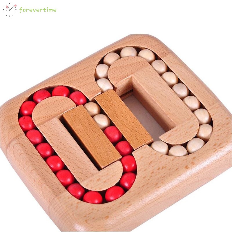 #New# Wood Puzzle Mazes Game Toy Rolling Ball Game Puzzle Toy for Kids Adults