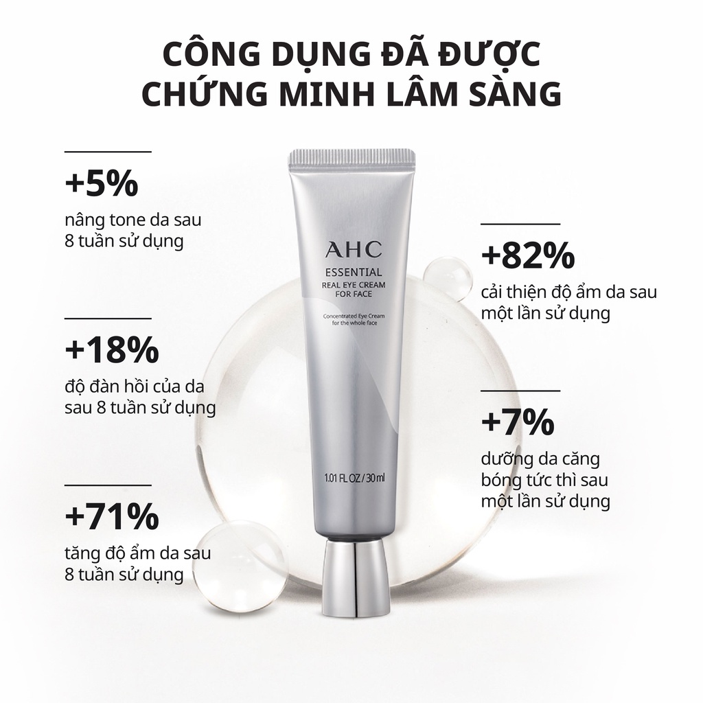 Kem Dưỡng Mắt AHC Hỗ Trợ Làm Trẻ Hoá Cho Toàn Mặt 10ml