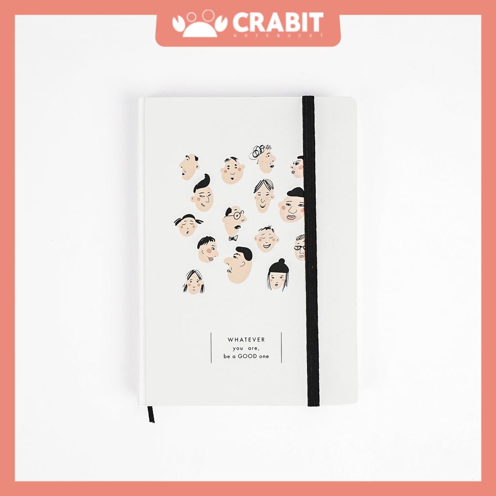 [GIẢM SÂU] Sổ ruột Dot Crabit Notebuck - Mặt người - sổ dotgrid