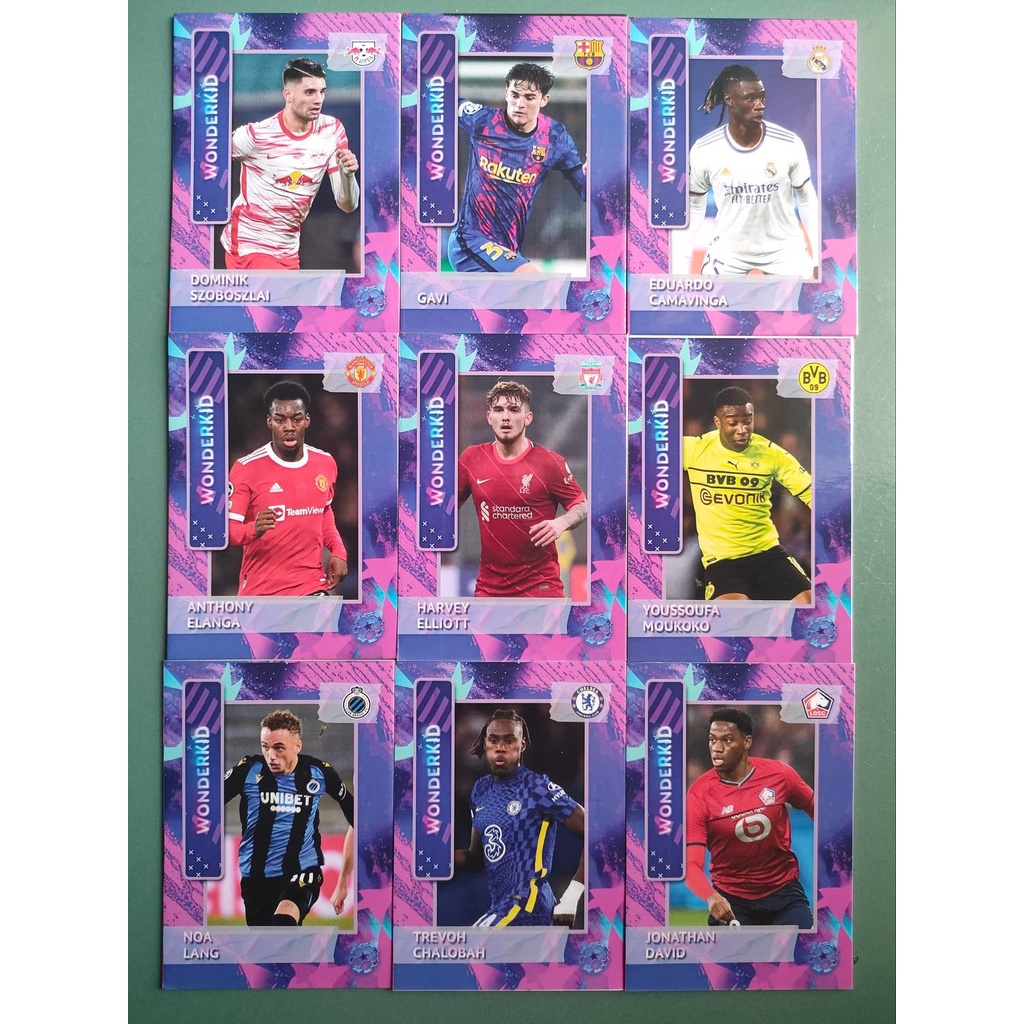 Thẻ SKY UCL WONDERKID | Elanga, Szoboszlai, Camavinga, Gavi, Elliott, Jonathan David, Noa Lang, Chalobah, Moukoko
