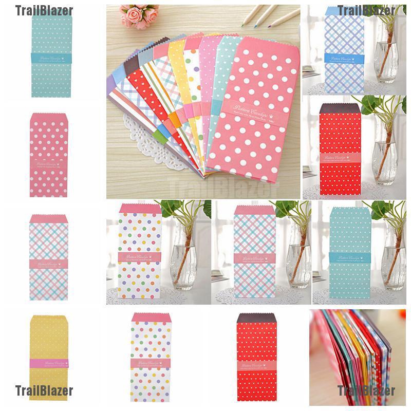 Bộ 5 bao thư in hình ảnh nữ tính đáng yêu