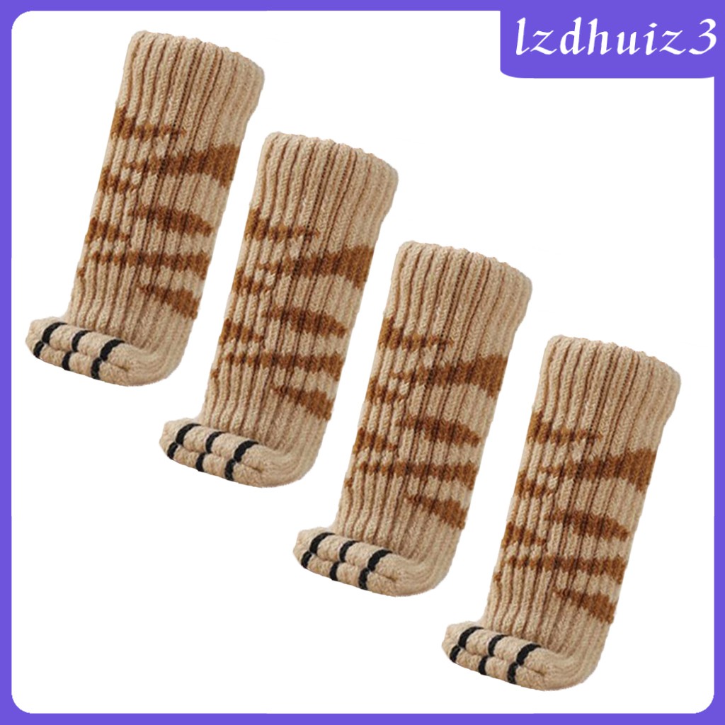 Set 4 Vớ Bọc Chân Ghế Chống Trầy Sàn Nhà