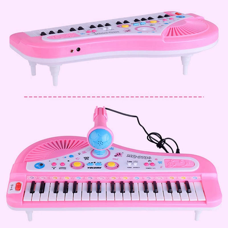 Đồ chơi đàn piano điện tử có mic cho trẻ em