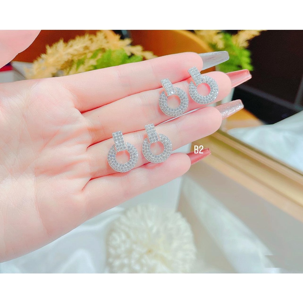 Bông tai nữ - bông tai nữ bạc s925 - hàng sáng bống - chất đẹp