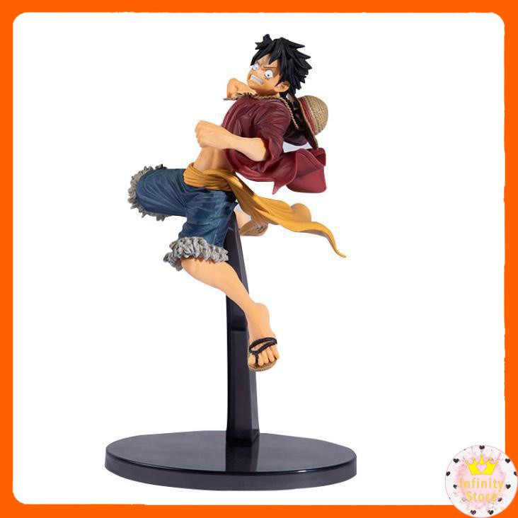 MÔ HÌNH LUFFY NHẢY ĐẤM SP 20CM INFINY DECOR