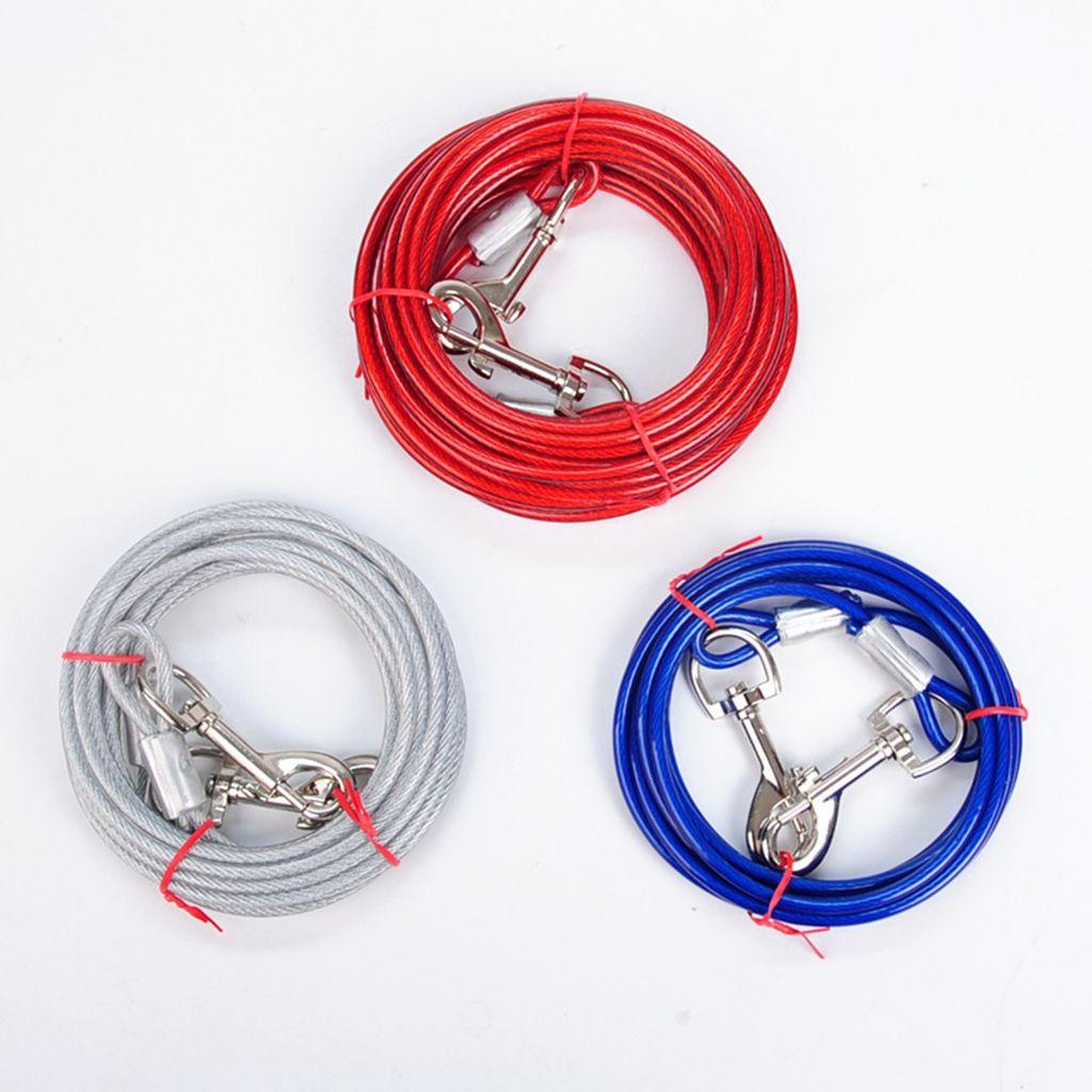 1 Dây Dắt Chó Đi Dạo Bằng Nhựa PVC Bền Bỉ Tiện Dụng