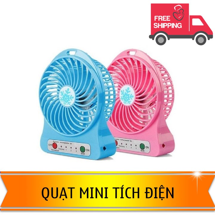 [Mã ELHA22 giảm 5% đơn 300K] Quạt mini fan 3 chế độ, màu ngẫu nhiên