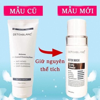 (Mẫu mới) Mặt nạ thải độc DETOX BLANC Số 1 (DETOX MASK CHÍNH HÃNG)