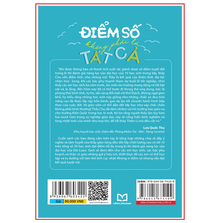 Sách: Điểm Số Không Phải Là Tất Cả - TSMB