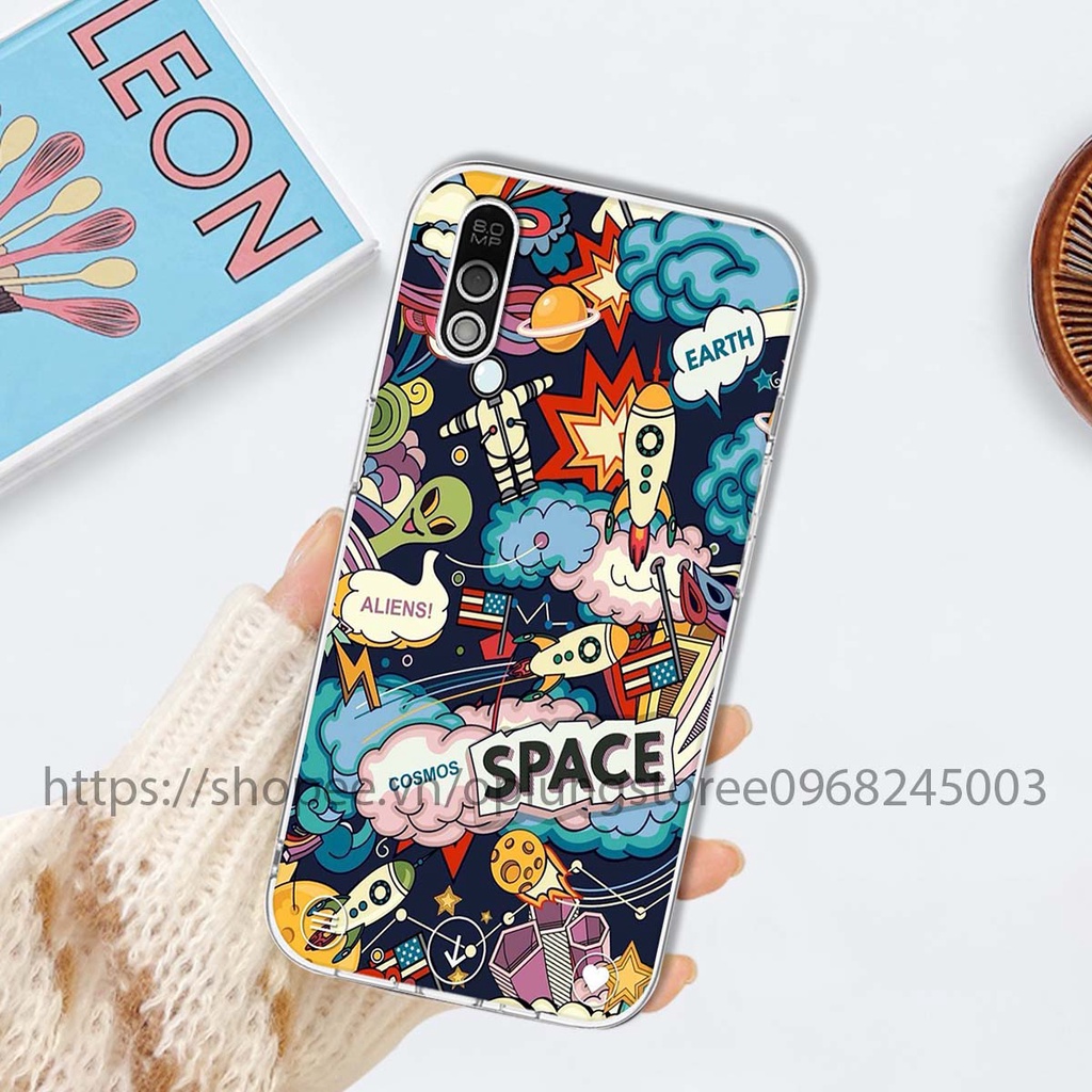 Ốp lưng Vsmart Bee / Bee 3 in hình thương hiệu thời trang đa sắc cá tính.