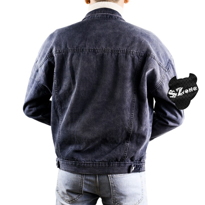 Áo Khoác Bò Nam Xanh Đậm Thời Trang Hàn Quốc SZone SA603 | BigBuy360 - bigbuy360.vn