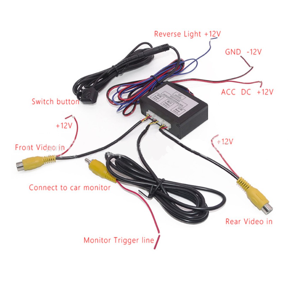 Bộ tích hợp camera lùi,lề vào màn hình trung tâm ô tô