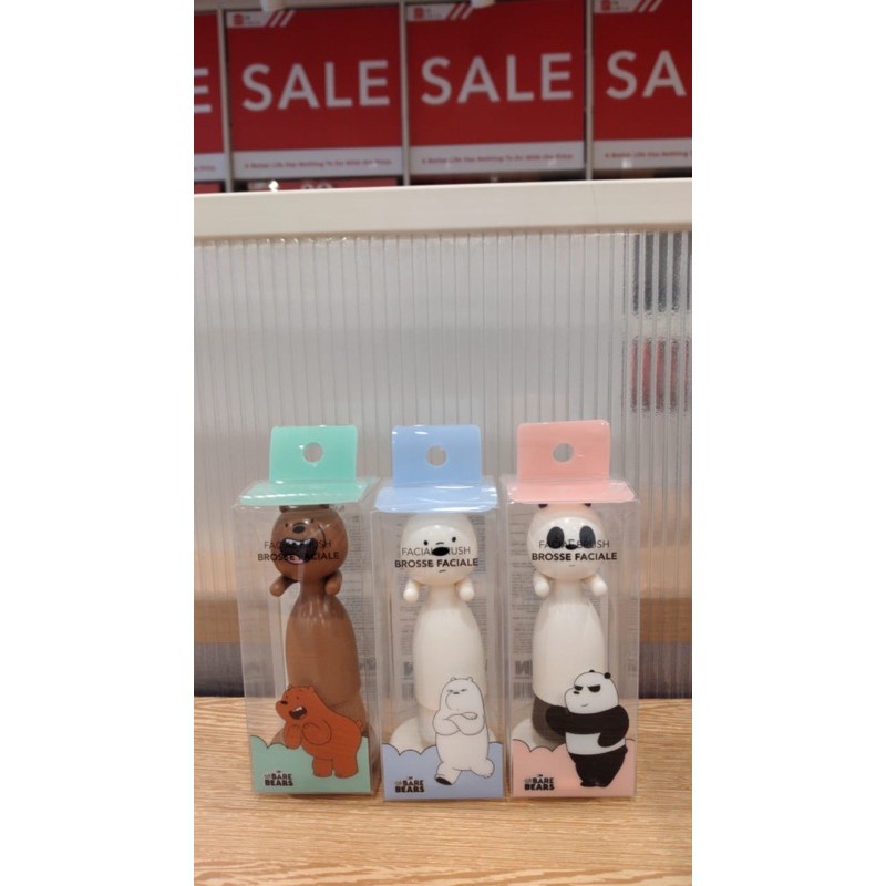 Cọ Rửa Mặt Miniso We Bare Bears