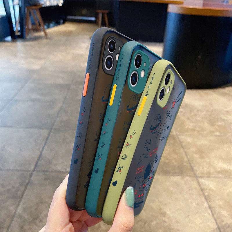 Ốp Điện Thoại Cứng Nhám Hình Phi Hành Gia Chống Sốc Bảo Vệ Camera Cho Realme 9 Pro Plus Narzo 50 Pro V25 Q5 5G