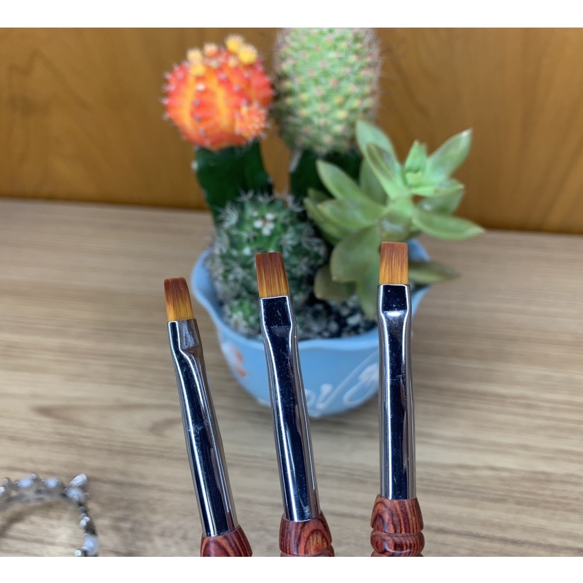 Cọ Đắp Gel Cán Gỗ Cao Cấp Lông Tự Nhiên Sang Trọng Và Siêu Mượt