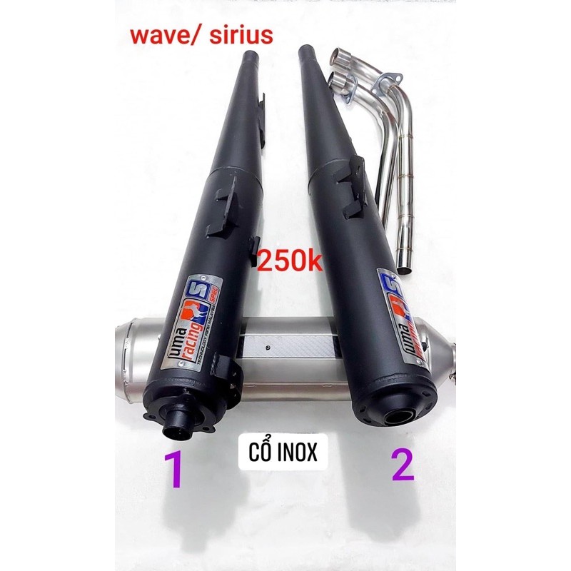 Bô tăng Uma.1.1 pô giã zin sirius cud wave exiter blale rsx siriusfi winner sonic.