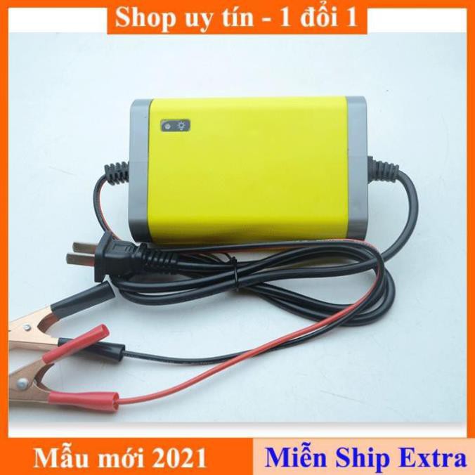 [ Xả kho tết] Bộ sạc acquy 12V-2A thông minh cao cấp -Bộ nạp ác quy tự ngắt Sạc Nhanh - Bảo hành uy tín