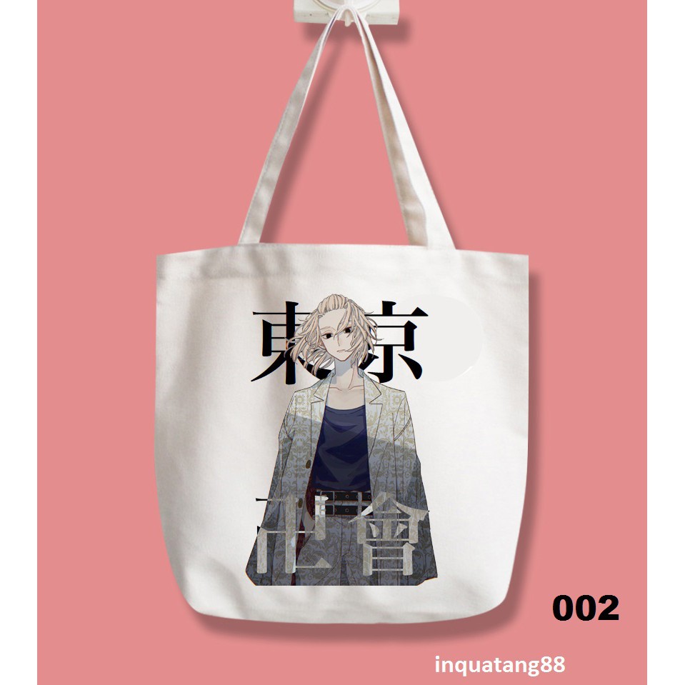 Túi vải bố tote canvas- tokyo revengers