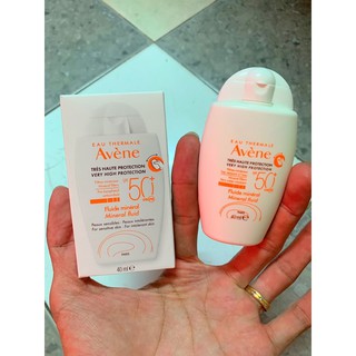 Kem chống nắng Avene Creme Minerale Solaire Spf 50+ 30ml 40ml 100ml