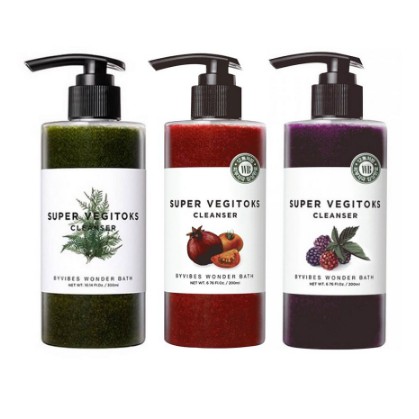 Sữa Rửa Mặt Rau Củ Thải Độc Super Vegitoks Cleanser Wonder Bath 300ml | BigBuy360 - bigbuy360.vn