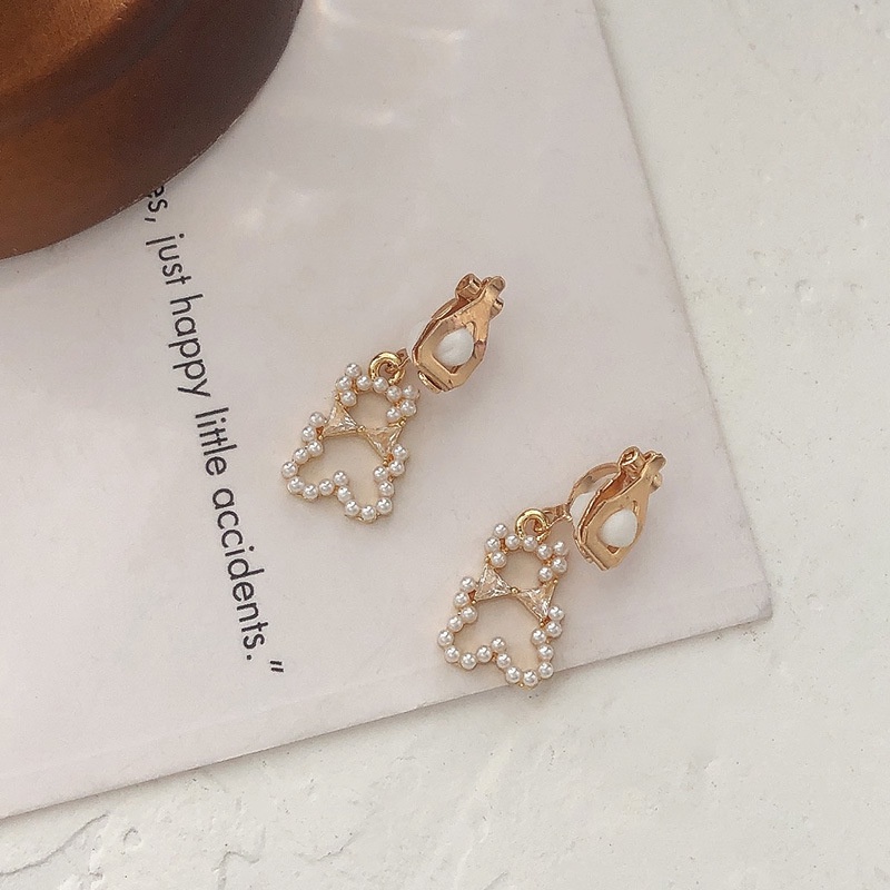 Khuyên Tai Kẹp Không Xỏ Cao Cấp Phong Cách Retro Đơn Giản Mới