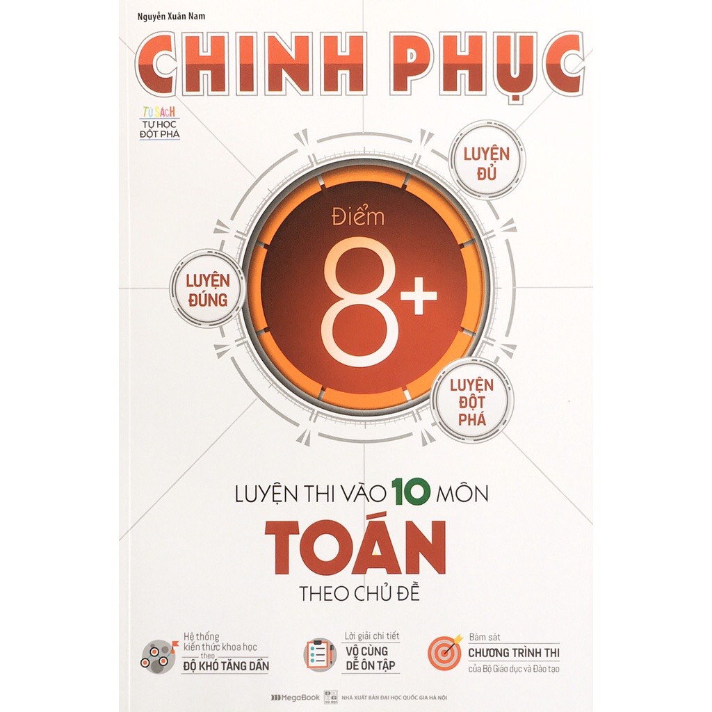 Sách - Chinh phục điểm 8+ luyện thi vào lớp 10 môn Toán (Theo chủ đề)