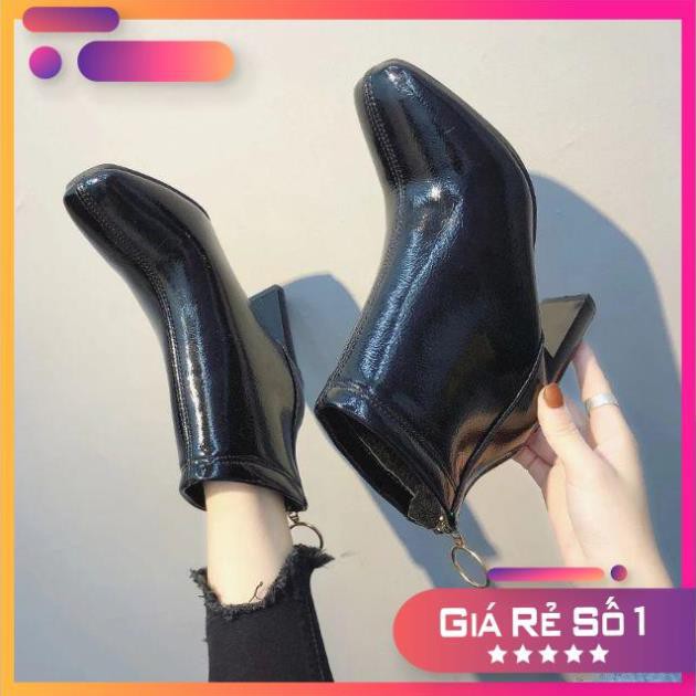 HÀNG MỚI VỀ THÊM _ BỐT/ Boot cao gót mảnh da bóng đẹp xịn+ video sp | BigBuy360 - bigbuy360.vn