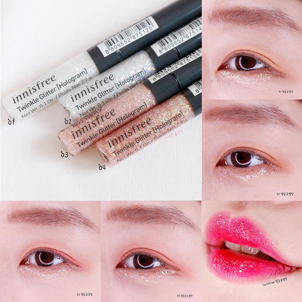 Mắt Nước Kim Tuyến Innisfree Twinkle Glitter Hologram 2,9g