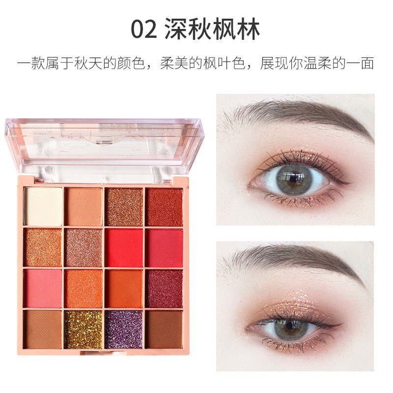 Phấn măt 16 màu Lameila EYE SHADOW