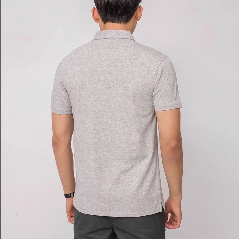 Áo thun polo nam Aristino APS016S9 phông ngắn tay có cổ bẻ dáng slim fit ôm nhẹ trơn màu vải cotton cao cấp mềm mát