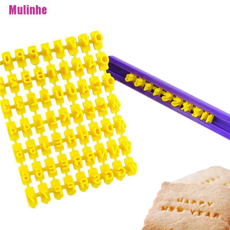 Khuôn cắt bánh quy/socola hình số và chữ cáo thời trang