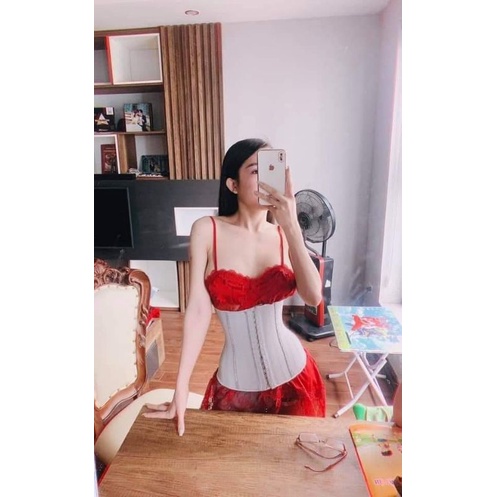 [CHÍNH HÃNG]Gen nịt bụng Latex Corset Chuẩn (Loại 25-27cm) | BigBuy360 - bigbuy360.vn