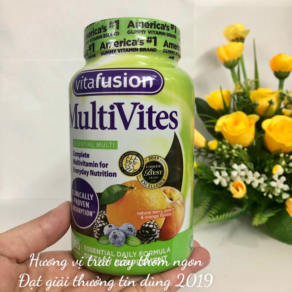 ❤ Sale Xả Kho [Date 9/2021] Kẹo dẻo Vitafusion Multivites 150 viên Mỹ (Nam/Nữ) | BigBuy360 - bigbuy360.vn