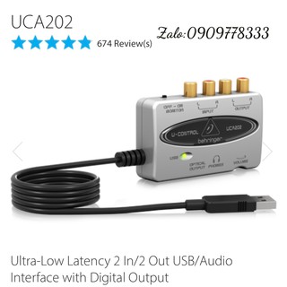 Soundcard âm thanh UCA202 Behringer