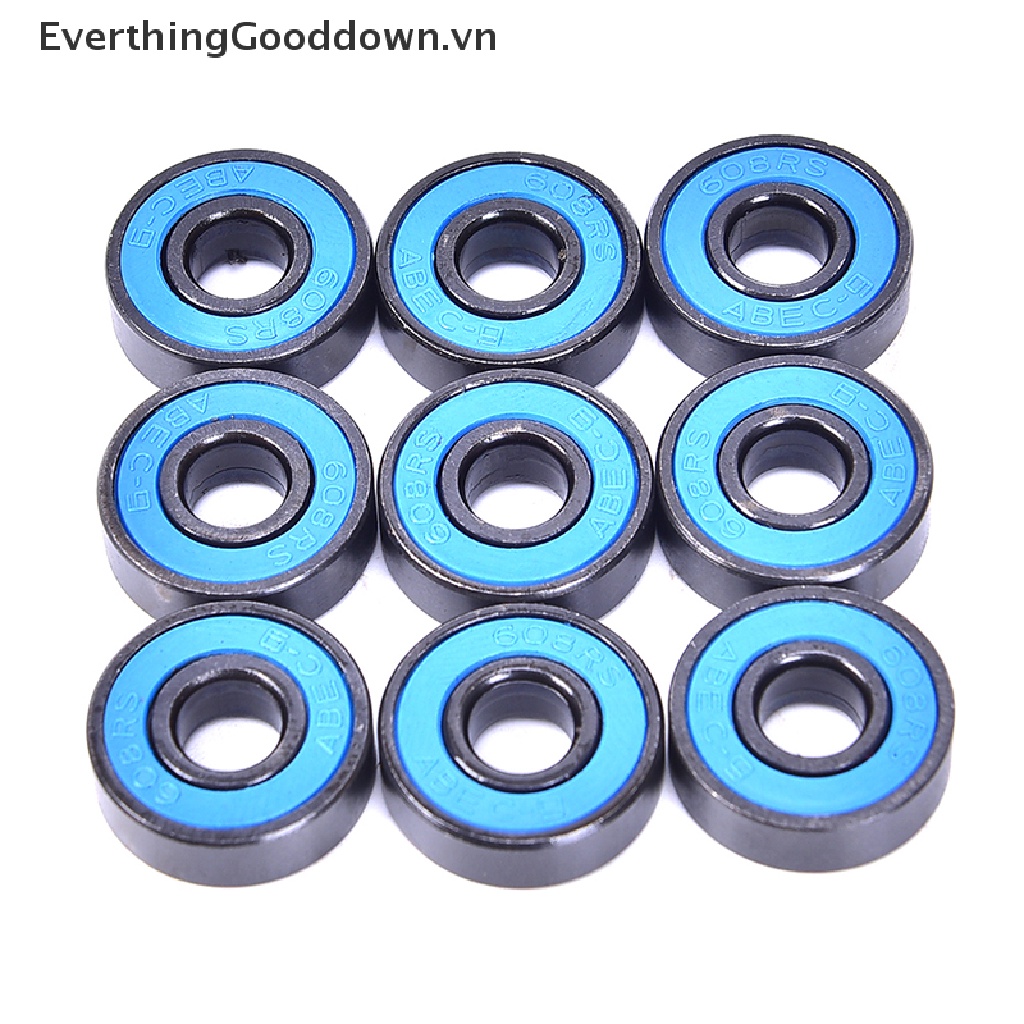 Set 10 Ổ Bi 608 2RS 608RS 608-2RS Bằng Thép